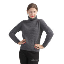 Лучшие продажи нестандартная конструкция темно-серый чистый кашемир свитер